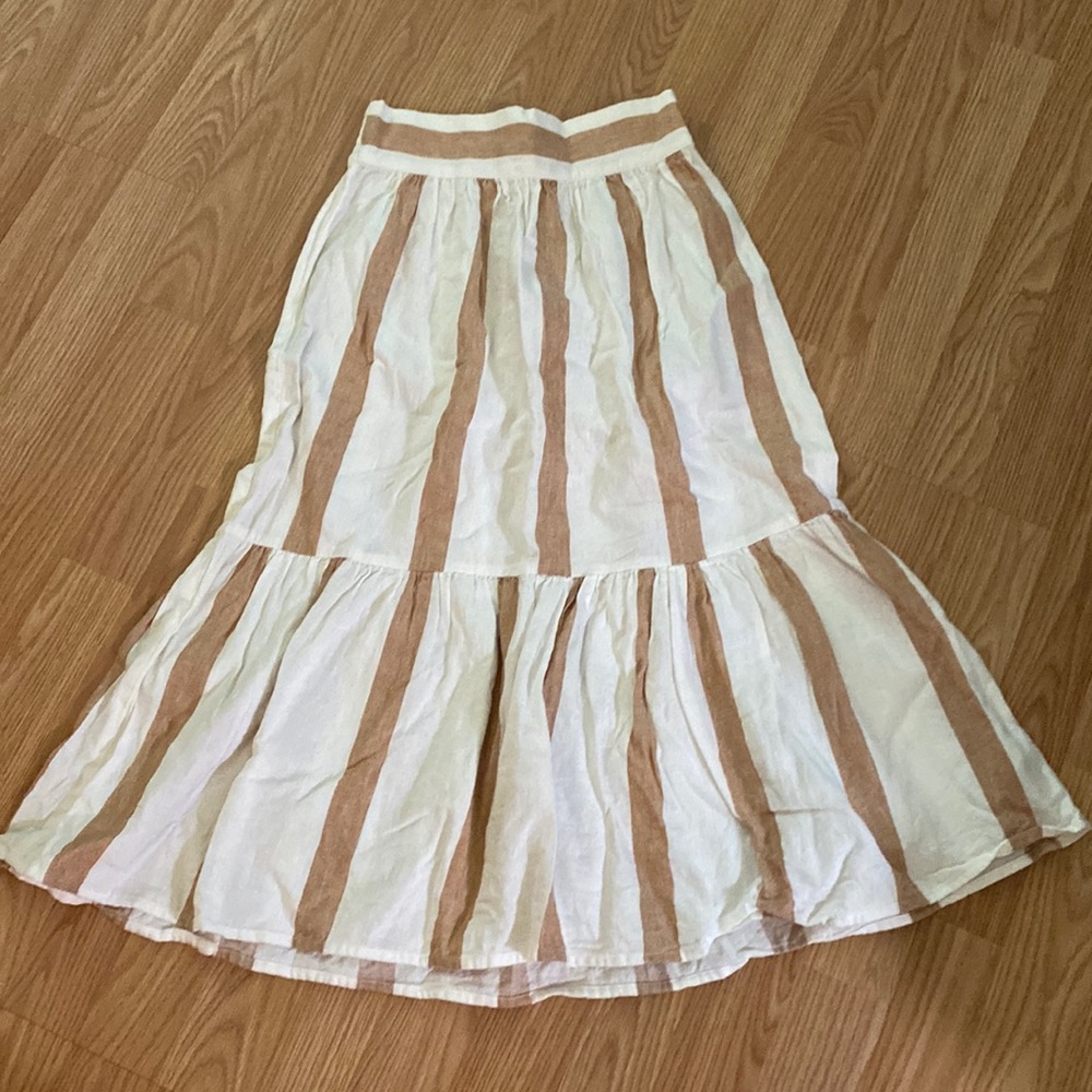 Madewell linen skirt